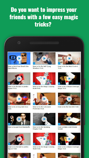 Easy Magic Tricks Guide ekran görüntüsü