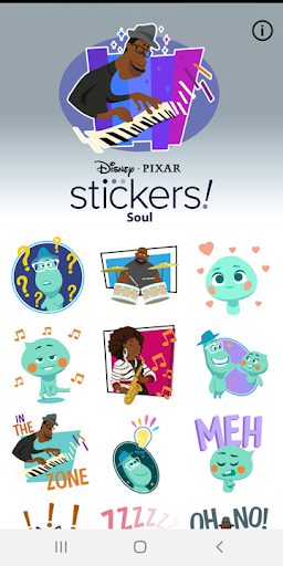 Pixar Stickers: Soul ekran görüntüsü