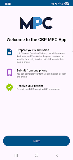 Mobile Passport Control ekran görüntüsü