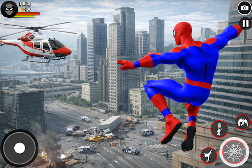 Spider Rope Hero: Rescue City ekran görüntüsü