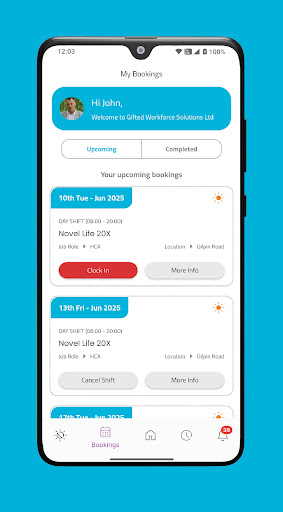 Gifted Workforce Solutions App ekran görüntüsü