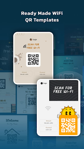 WiFi QR Maker: Template & Scan ekran görüntüsü