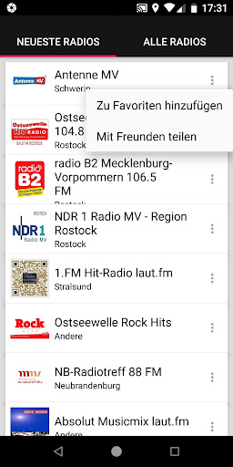 Radios aus Mecklenburg ekran görüntüsü
