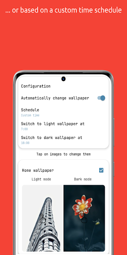 Dark/Light Wallpaper Scheduler ekran görüntüsü
