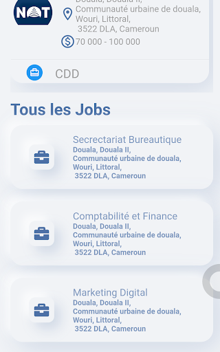 Nat RH-Emploi ekran görüntüsü