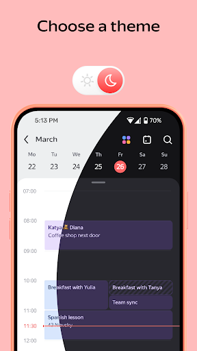 Yandex Calendar ekran görüntüsü