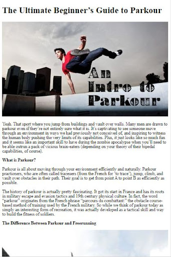 How to Do Parkour Moves ekran görüntüsü
