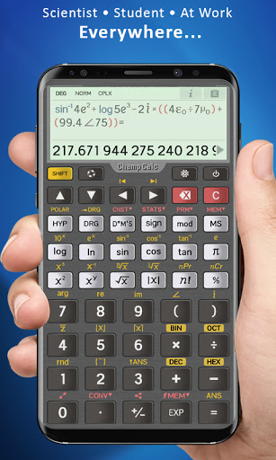 Champ Scientific Calculator ekran görüntüsü