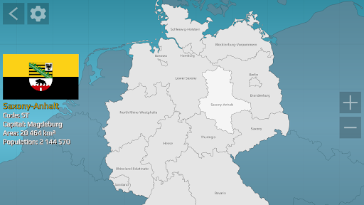 German Map Quiz ekran görüntüsü