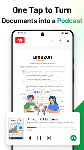 PDF AI: Okuyucu, Düzenleyici ekran görüntüsü