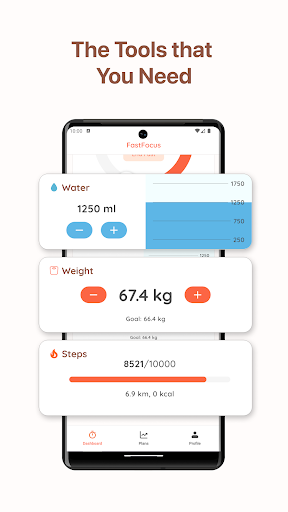 Fasting Timer & Water Tracker ekran görüntüsü
