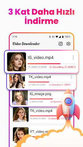 Video İndirici, Download All ekran görüntüsü