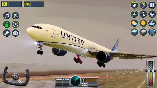 Real Airplane Flying Sim 3D ekran görüntüsü