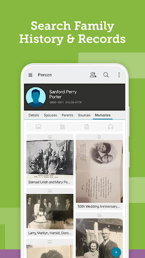 FamilySearch Tree ekran görüntüsü