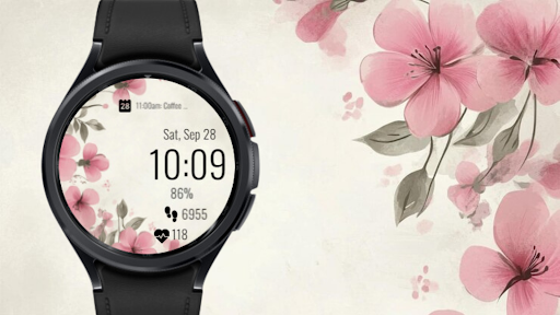 Flora Digital Watch Face ekran görüntüsü