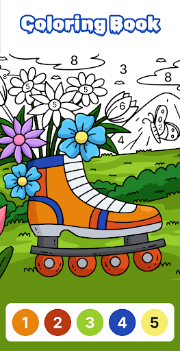 Coloring Book: Paint By Number ekran görüntüsü
