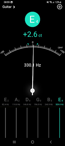 guitar tuner - SwiftTune ekran görüntüsü