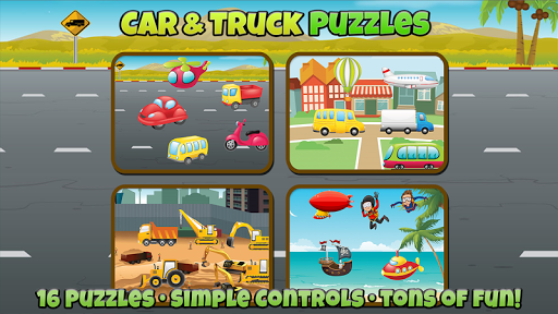 Car and Truck Puzzles For Kids ekran görüntüsü