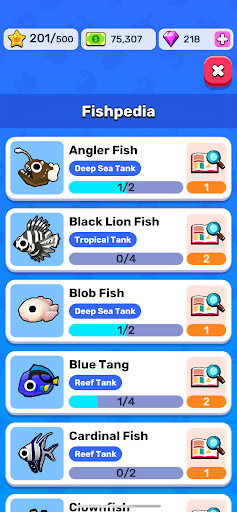 Idle Sea Park - Fish Tank Sim ekran görüntüsü