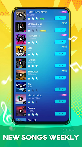 Piano Music Heart: Pop Tiles ekran görüntüsü