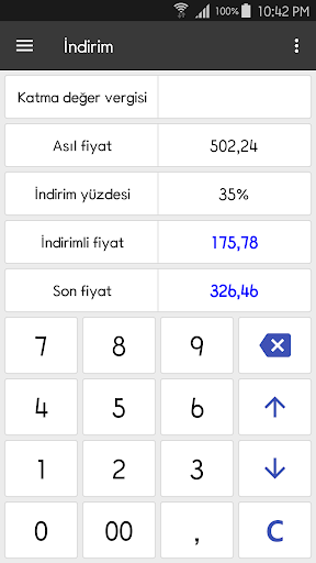 ClevCalc - Hesap makinesi ekran görüntüsü