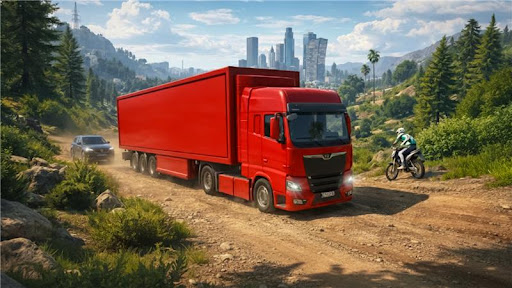 Mega Truck Driving Sim Games ekran görüntüsü