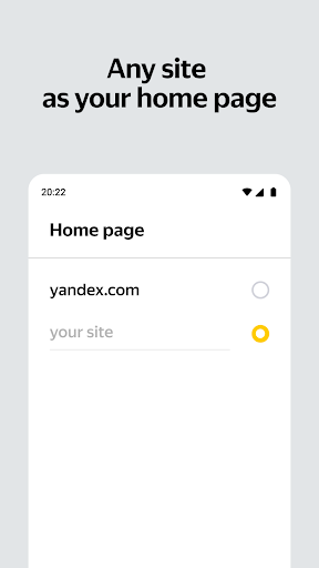 Yandex Start ekran görüntüsü
