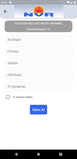 Hatay Nur Seyehat ekran görüntüsü