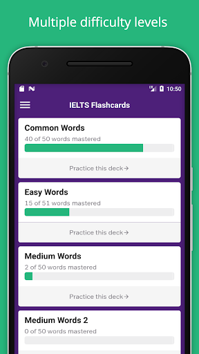 IELTS Exam Preparation: Vocabu ekran görüntüsü