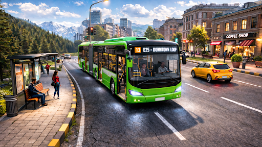Bus Driving Simulator Game ekran görüntüsü