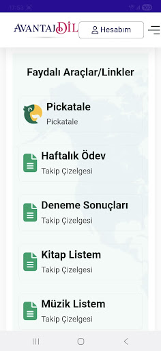 Avantaj Dil ekran görüntüsü