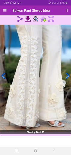 Salwar Pant Sleeve idea ekran görüntüsü