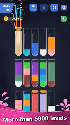 Color Water Sort - Puzzle ekran görüntüsü
