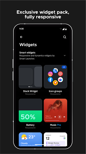 Smart Launcher 6 ekran görüntüsü