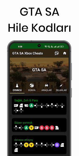 GTA Hile Kodları ekran görüntüsü