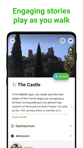 Grimaud Tour Guide:SmartGuide ekran görüntüsü