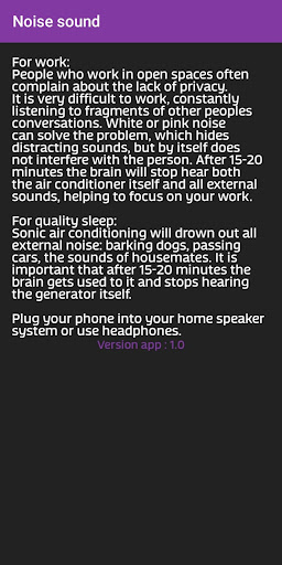 Healthy Sleep white pink noise ekran görüntüsü