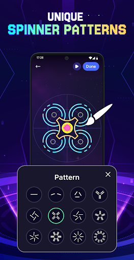 Finger Spinner: Glow Art Magic ekran görüntüsü
