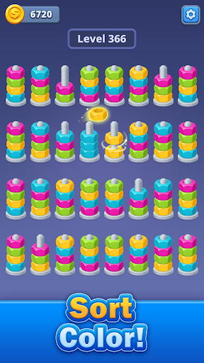 Nuts Factory: Sort Puzzle ekran görüntüsü