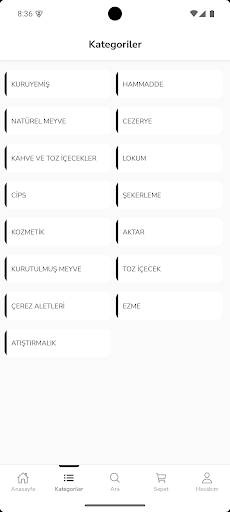 Özcanlar Kuruyemiş ekran görüntüsü