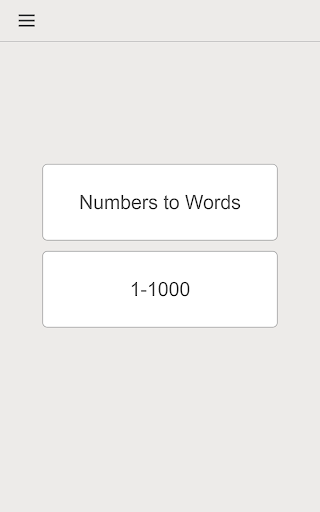 Numbers to words converter ekran görüntüsü