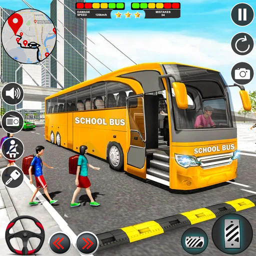 School Bus Simulator Bus Games ekran görüntüsü