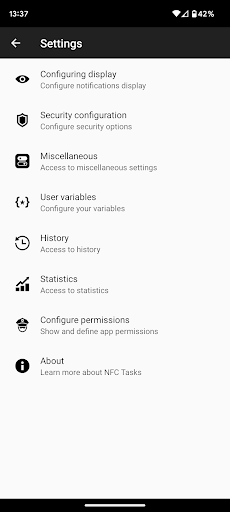NFC Tasks ekran görüntüsü