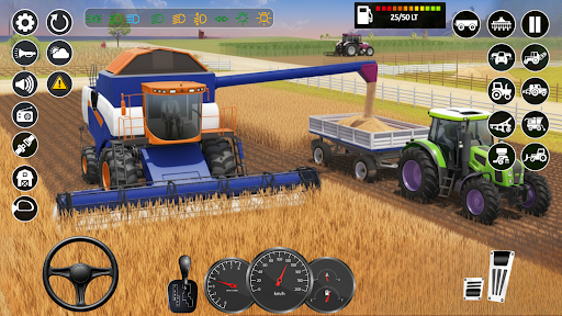 Indian Tractor Farming Game 3D ekran görüntüsü