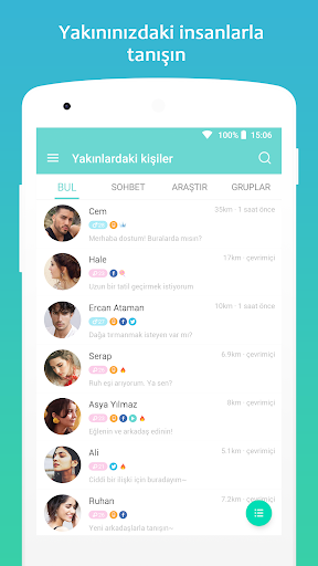 SayHi! Sohbet Tanışma Buluşmak ekran görüntüsü