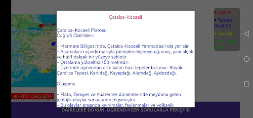 Coğrafya Haritalarla Öğren ekran görüntüsü