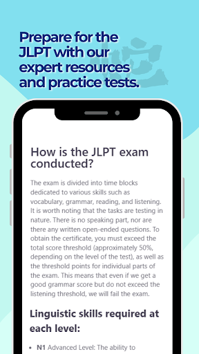 JLPT Practice Test ekran görüntüsü
