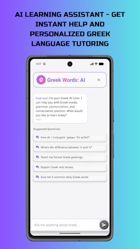 Greek Alphabets AI-Learn Greek ekran görüntüsü