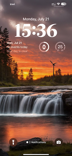 Waterfall Live Wallpaper 4K ekran görüntüsü
