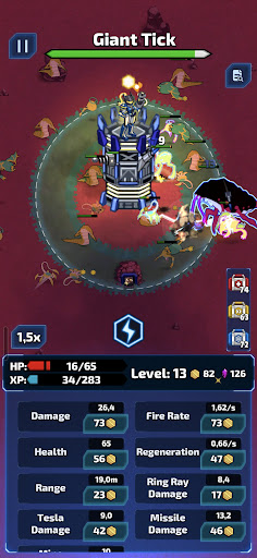 Space Defense: Idle Tower TD ekran görüntüsü